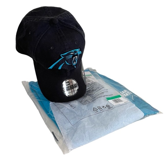 NFL Carolina Panthers Football On Field Apparel XL T-Shirt & New Era Hat Set - Picture 2 of 14